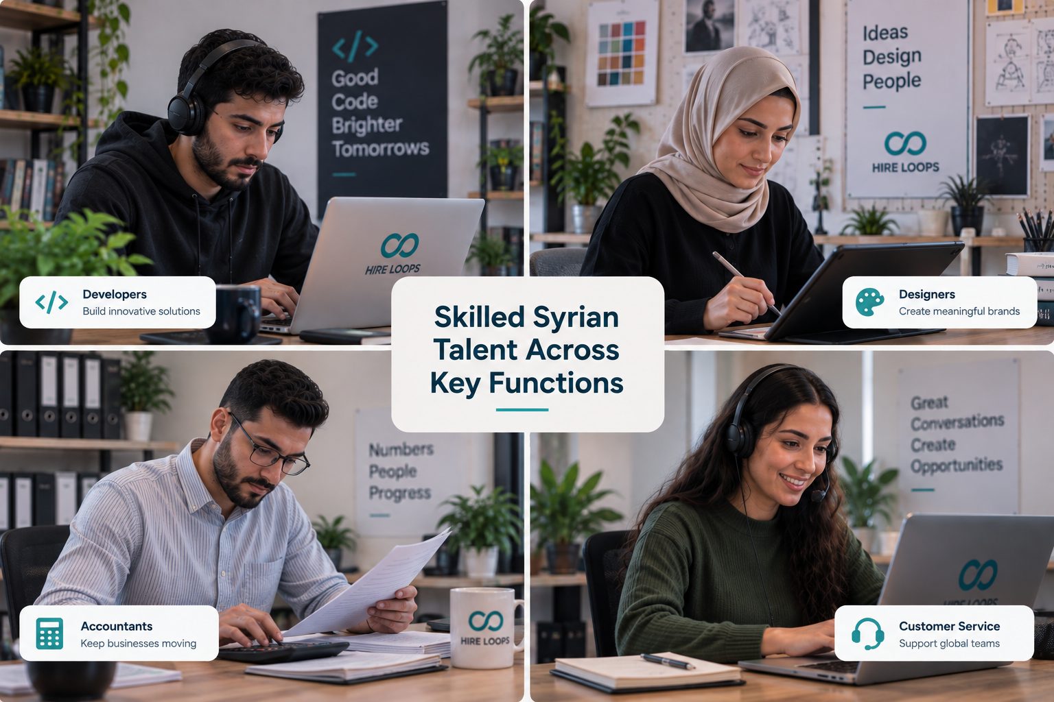 Skilled Syrian talent across key functions
